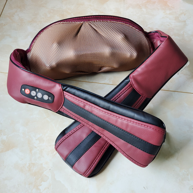 喜来康肩颈揉捏按摩披肩热灸红外加热推拿按摩带腰背颈椎按摩器