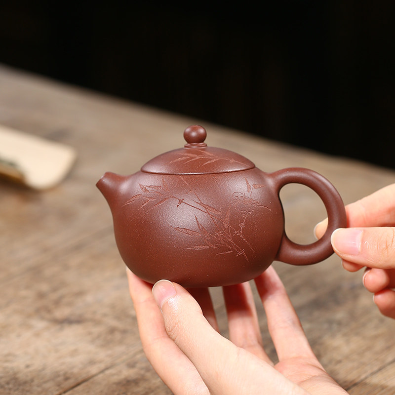 宜兴紫砂壶泡茶壶家用茶具名家王德明纯全手工壶原矿底槽清西施壶