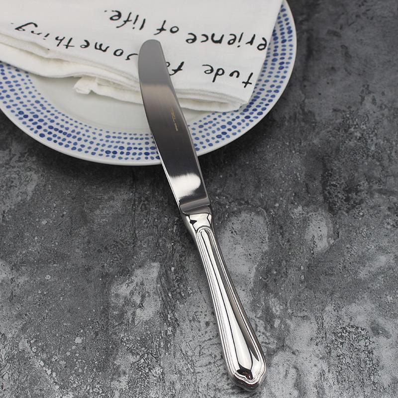 初岛国成本超高的牛排刀 日式锋利锯齿中空手柄西餐刀轻便不锈钢