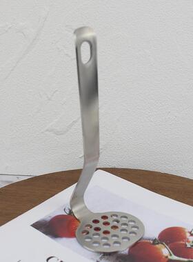 18/10不锈钢土豆泥压泥器 小号紫薯南瓜捣泥器辅食捣碎神器家用