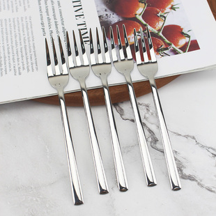 出口盈余捡漏超值的灵秀水果叉 18/10不锈钢高304抗菌甜品叉童叉