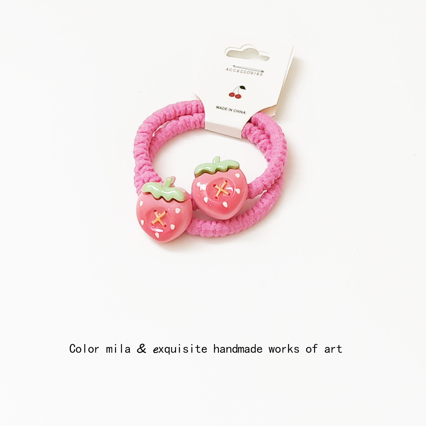 可爱儿童发圈小女孩不伤发头绳高弹力扎头小皮筋马尾发绳女童发饰