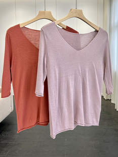 样衣单品上衣集合21】特价不退换 真丝棉麻夏特女T恤上衣针织衫