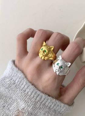 新款欧美猫咪女小众设计感个性风