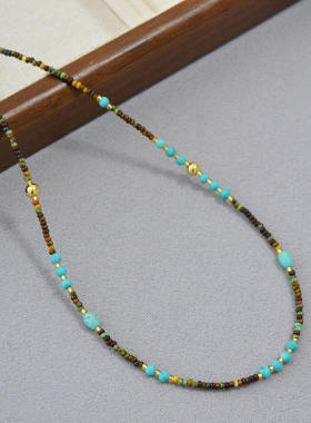 miyasophia铜圆珠链项链