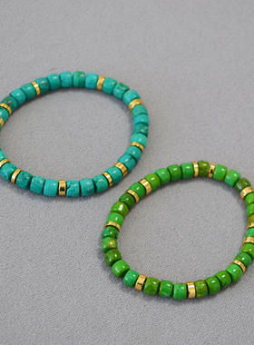 混合材质复古新中式小众设手链