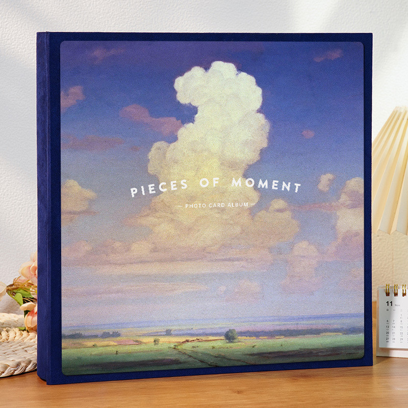 y5ug批发diy相册本覆膜照片纪念册记录回忆自黏自粘贴6寸手工收纳