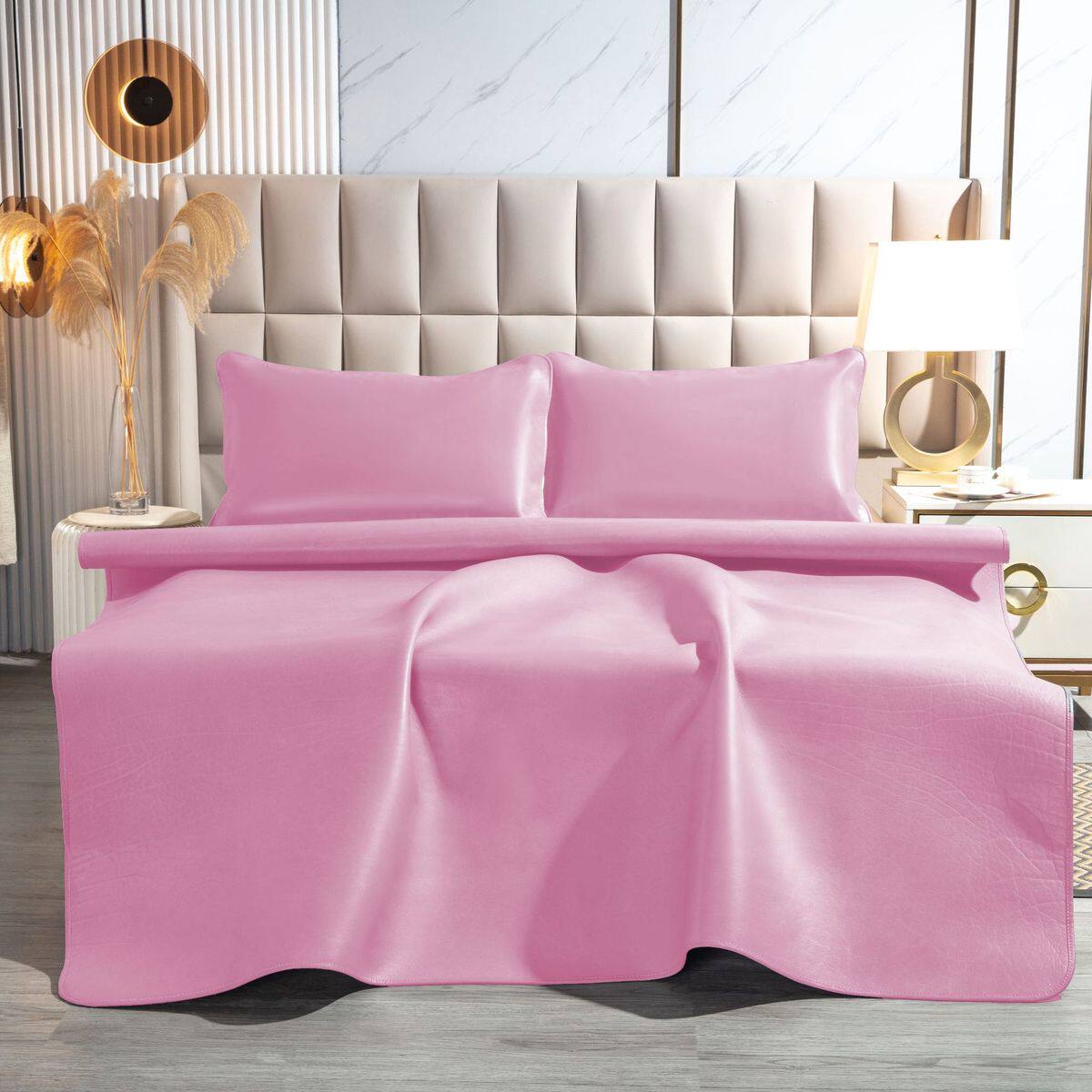 【彩色不拼接】进口头层牛皮凉席真牛皮席1.8m1.5米整张软席