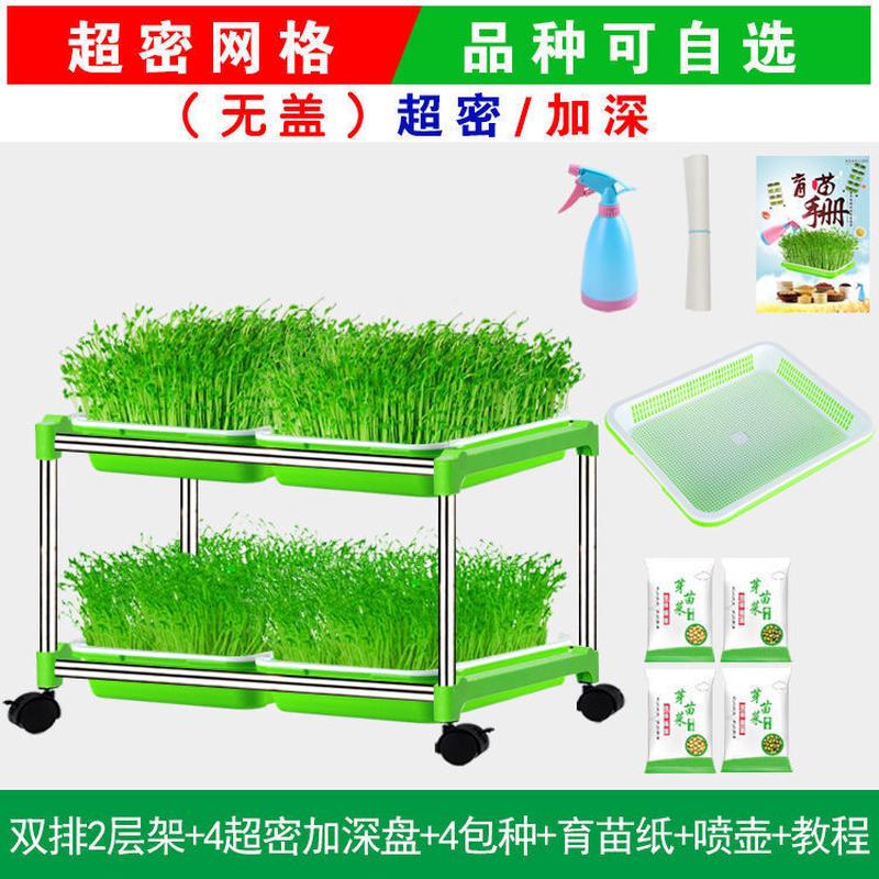 芽苗菜育苗盘阳台种菜架豆芽菜生种植盘种植架纸上种菜盆育苗架子