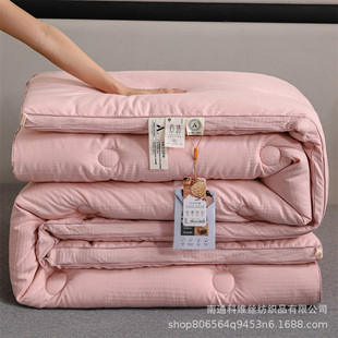 新款 棉被批发学生宿舍春秋被子可洗纯色加厚冬被 提花大豆被芯冬季