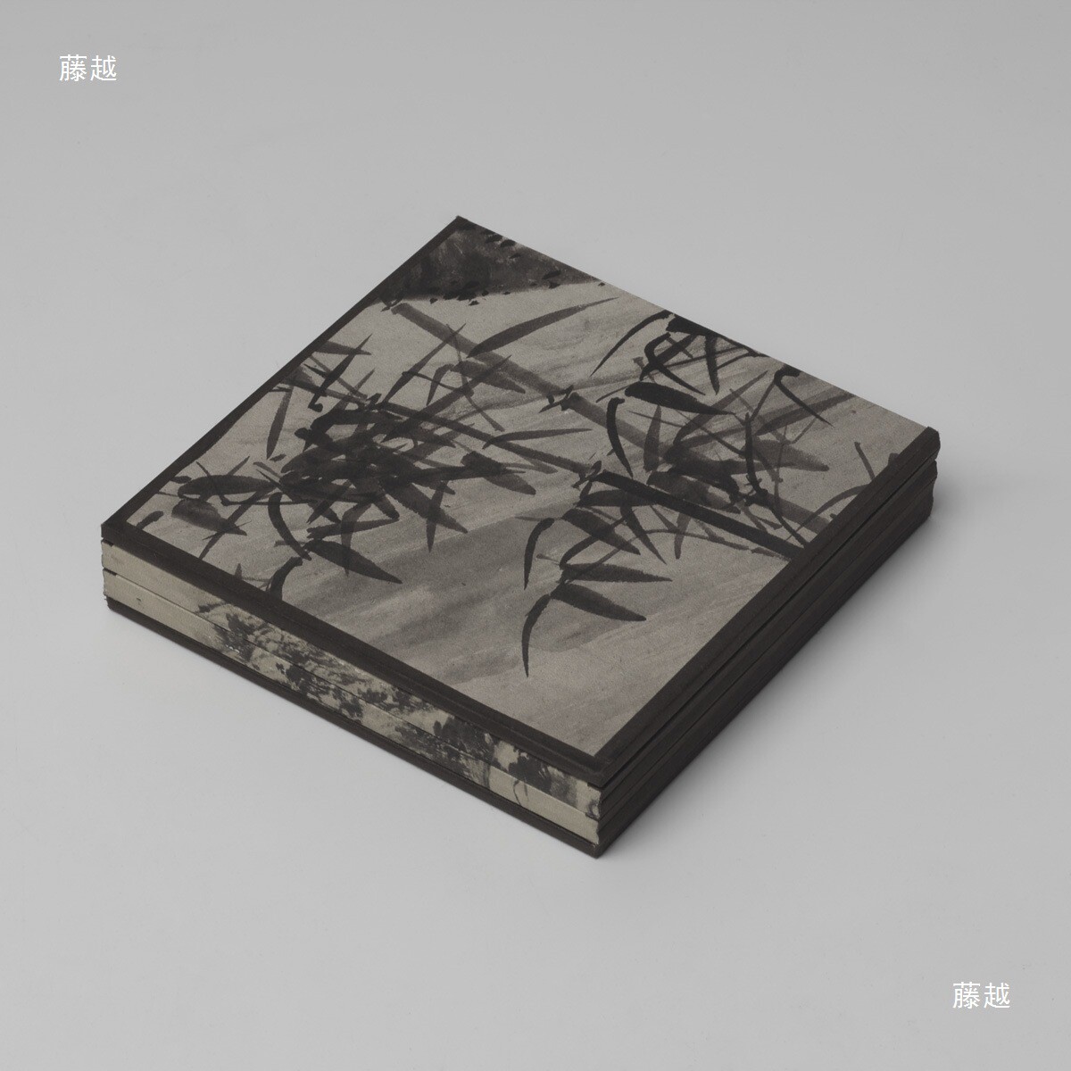 热销新中式桌面小屏风茶桌屏风茶室背景摆台竹子图富春山居图