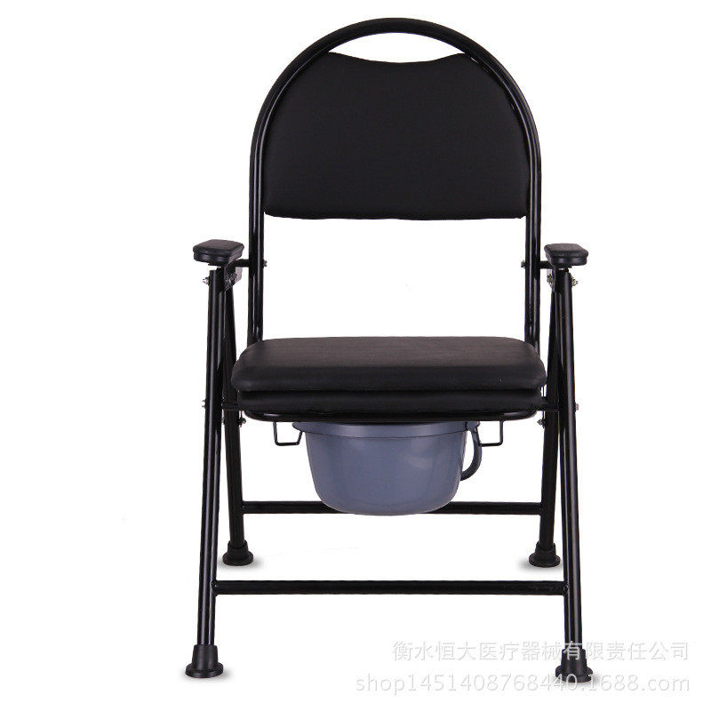 源头厂家老人坐便椅孕妇可折叠坐便器移动马桶椅座便器凳坐厕椅子