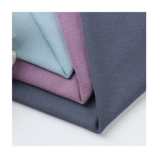 现货加厚随心裁1 面料运动 1罗纹精梳棉布料260g弹力双面时尚