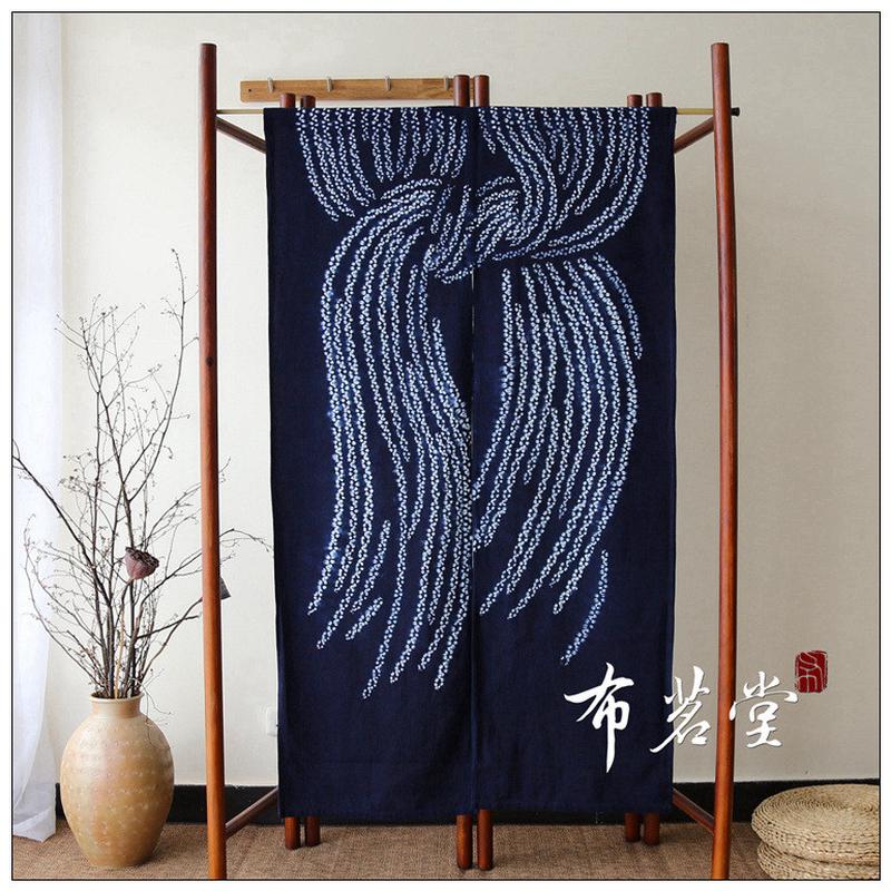 布堂茗棉布门帘