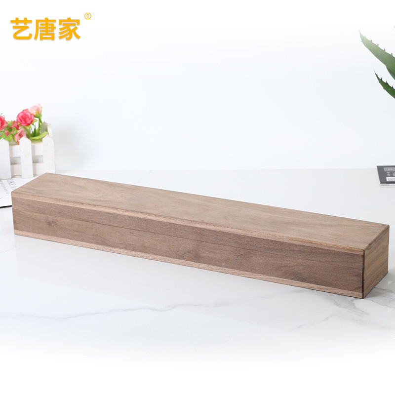 艺收纳定制开盖唐家木盒黑胡桃香道用品盒首饰收藏盒礼品包装木盒