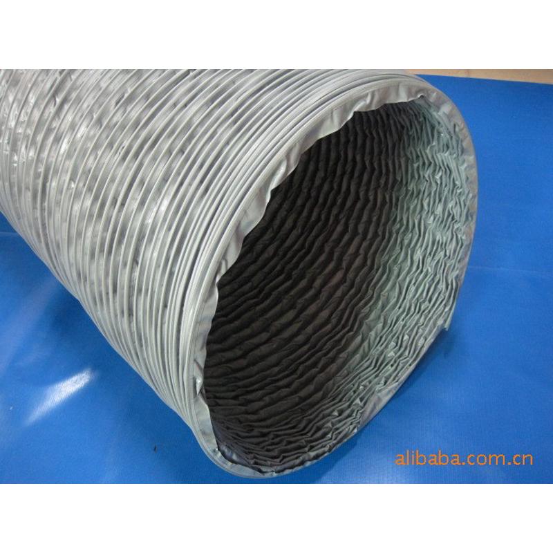 16寸尼龙布伸缩型风管aa优质加粗钢丝软管送风排气管