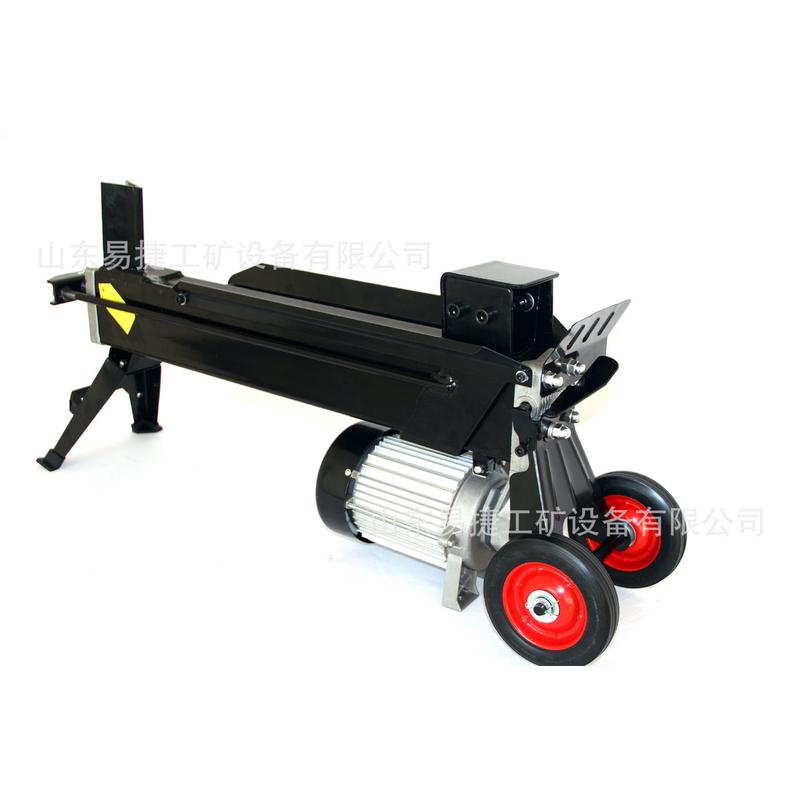 热销小型电动液压劈柴机动劈柴机7吨劈柴劈木头机劈材机电