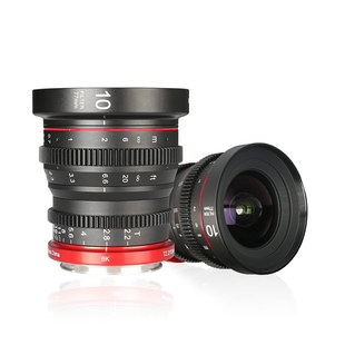 美科10mmT2.2手动对焦电影镜头适用适用于E M43卡口 Mount