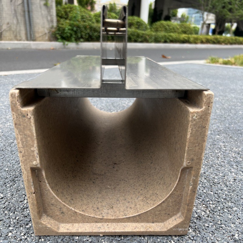 排水沟塑料一体式屋檐线性排水沟u型槽缝隙树脂混凝土水渠后院