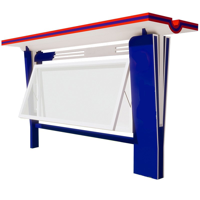 可定制logo户外不锈钢宣传栏展板公园村镇标识牌公示信息栏公告