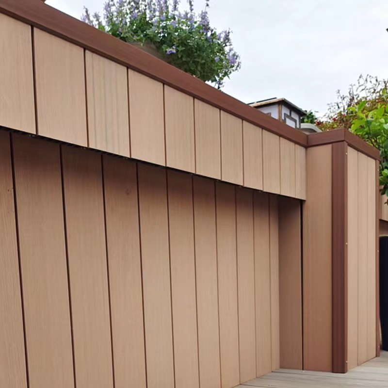 木塑板材二代共挤封边条阳角收边地板墙板配件木塑坚固耐用收边条