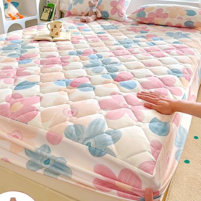 夹棉床笠单件加厚防尘床罩床垫保护套罩四季通用防滑床单2024新款