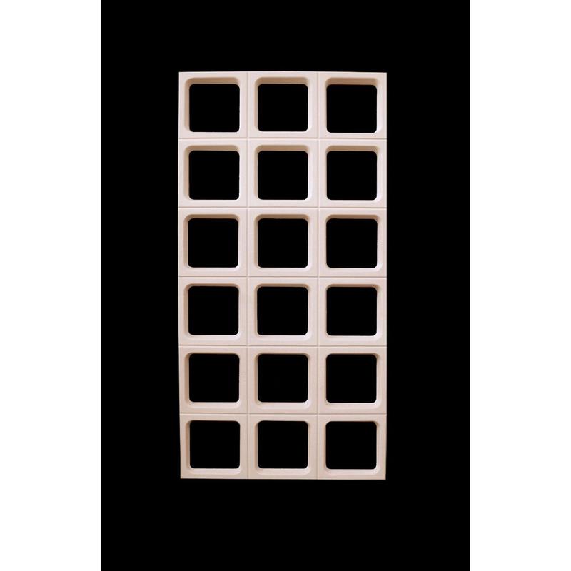 pu构件空心砖发泡轻质石材室内外背景墙文化砖镂空陶瓷九宫格构件