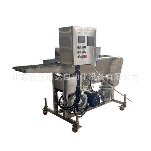 全自动小酥上浆淋浆机面包吐司肉生产线商用奶香片淋糖浆机器