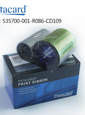 热销datacardcd109专用彩色带535700-001-r086居住证制，卡机残疾