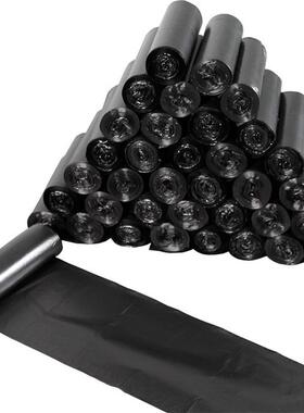 si6k利得垃圾袋家用中号经济款黑色办公加厚分类桶用45*50cm600只