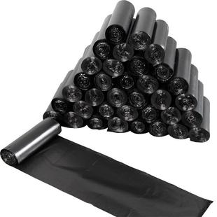 si6k利得垃圾袋家用办公经济款 50cm600只 黑色分类加厚中号桶用45
