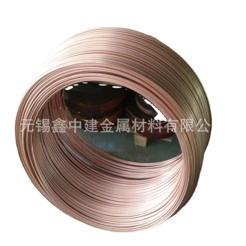 供应空调铜管批发加厚空调制冷连接用紫铜管t2蚊香盘管软态紫铜管