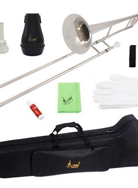 slade雷德中音长号降b调乐器专业乐队进口款材质镀金镀银布盒黄铜