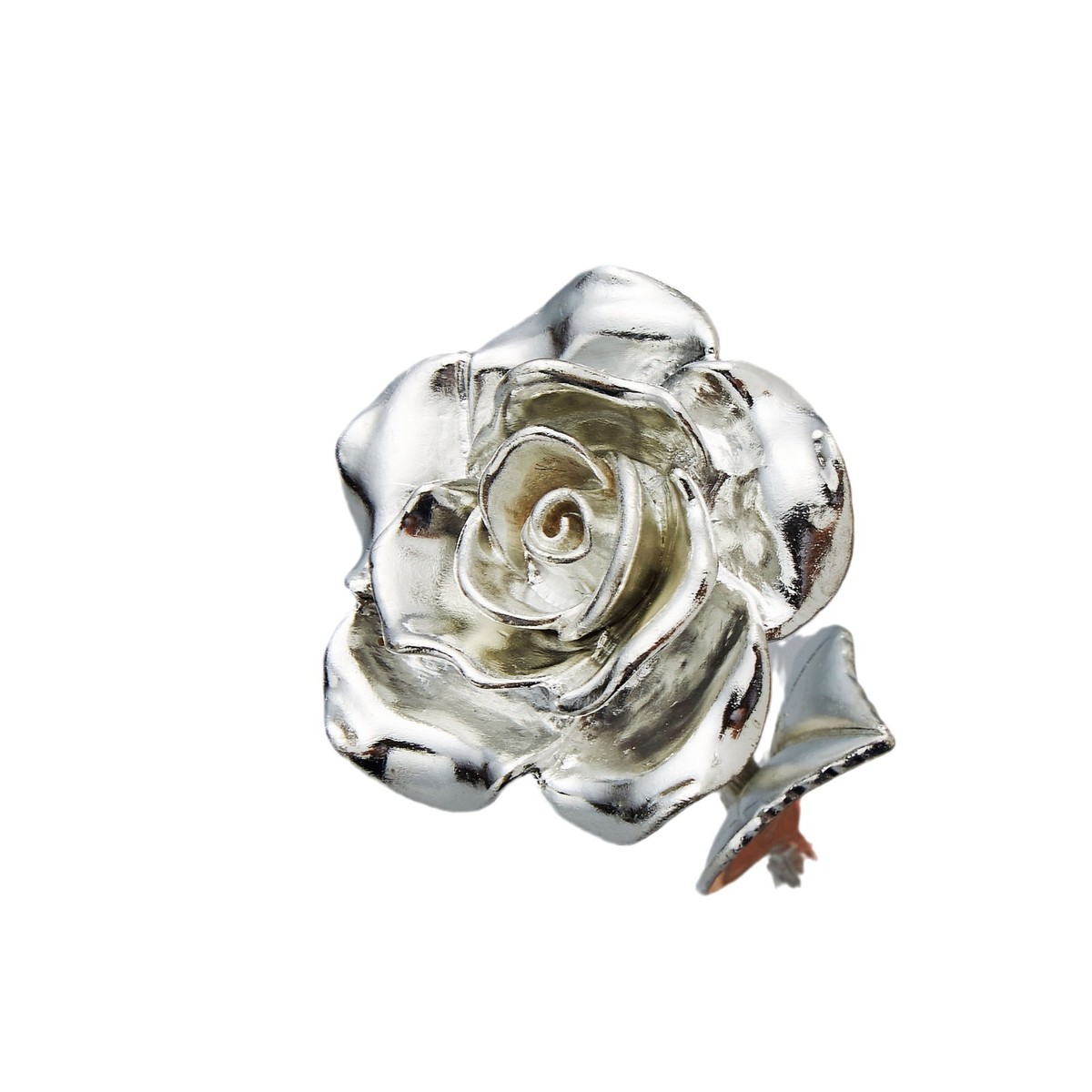 创意摆件金属摆件铜器摆件合金摆件金属玫瑰花3d立体金属工艺品