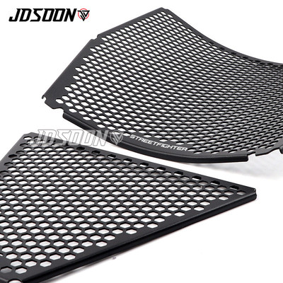 热销适用水箱streetfighterv4街霸v4改装杜卡迪网水箱护罩保护网