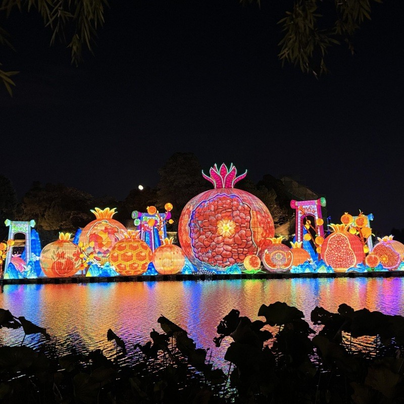 春节花灯户外大型铁艺花灯民俗自贡灯会装饰春节制作彩灯灯展