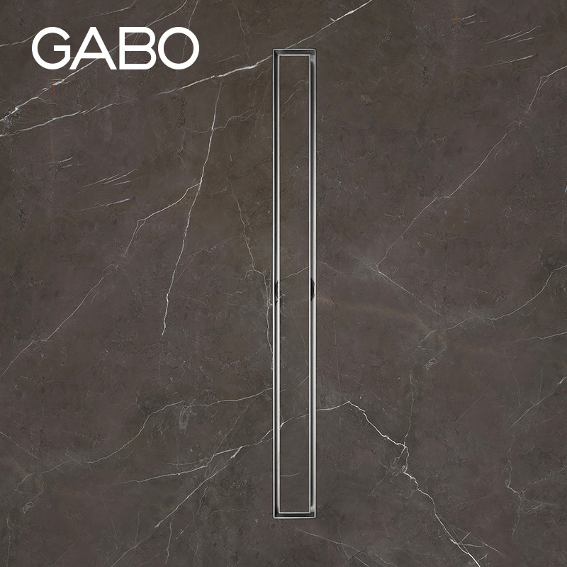 观博GABO 卫生间不锈钢地漏长条形窄缝线性地漏水封防臭地漏合集