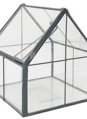 16085d包邮!工厂直销几何玻璃玻璃多肉花房花房微景观玻璃小花房