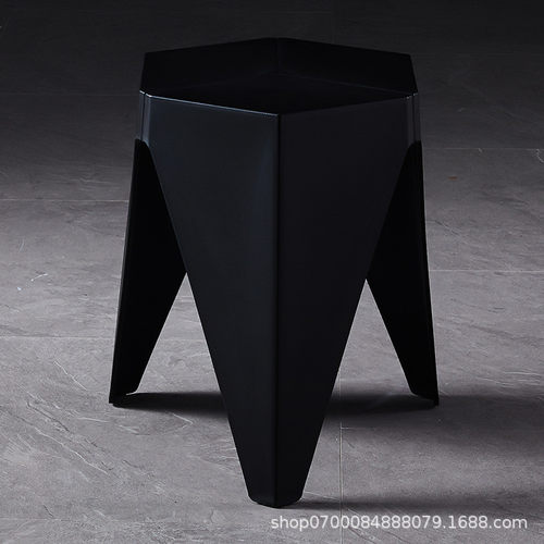 家用高凳方凳创意凳子塑料凳胶凳北欧简约方凳彩色加厚可堆叠凳子