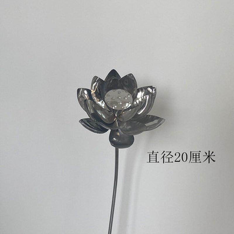 庭院荷花荷叶雕塑简约铁艺室外鱼水景商场户外不锈钢中式装饰摆件,家居饰品,装饰摆件,淘宝优惠券,粉丝福利购,淘宝优惠卷