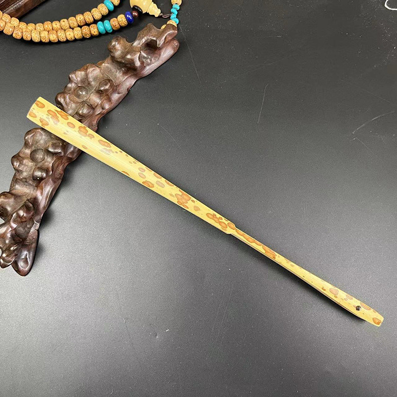 热销789/95寸湘妃梅妃竹文玩折扇香妃斑竹扇子苏工扇面空白宣纸书