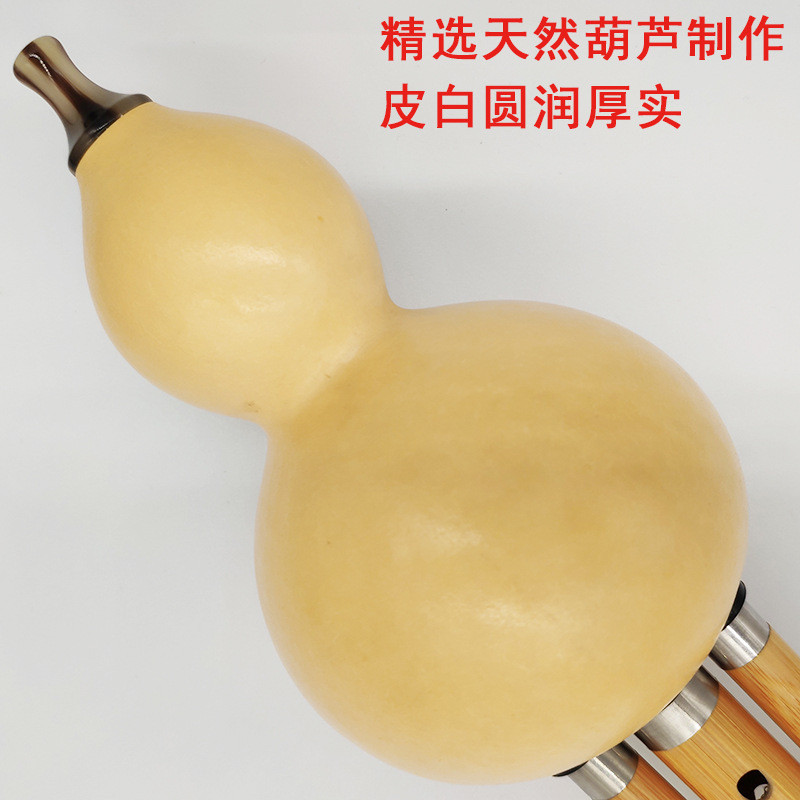 九孔葫芦丝楠竹宽音域超七孔乐器FG降BC小D调高音易吹耐用不易裂