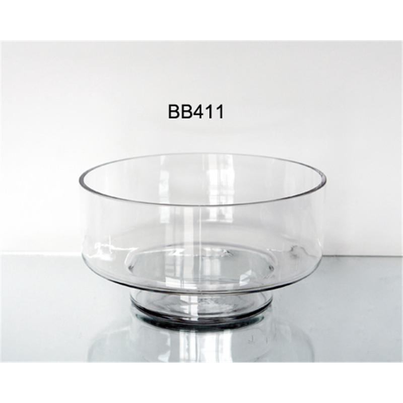 bbglass透明玻璃搭配圆盘实木陶瓷底座创意烛台水培多肉微景观