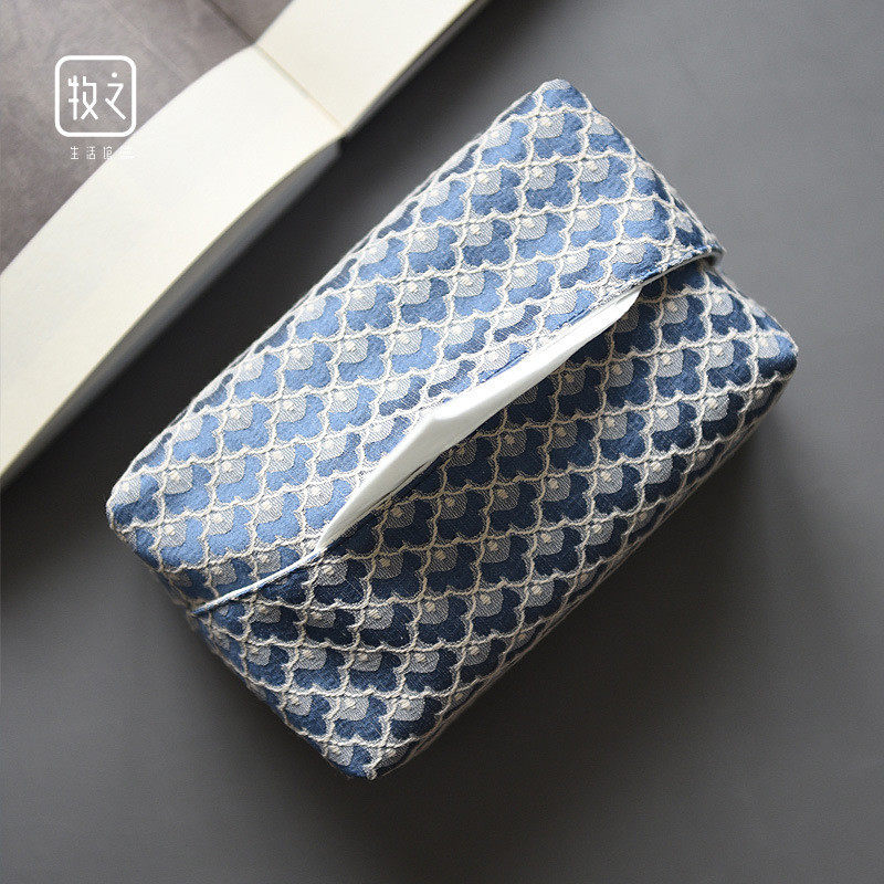 纸巾盒新中式布艺批发客厅创意轻奢抽纸盒家用卧室抽纸袋样板间纸,收纳整理,纸巾盒,淘宝优惠券,粉丝福利购,淘宝优惠卷