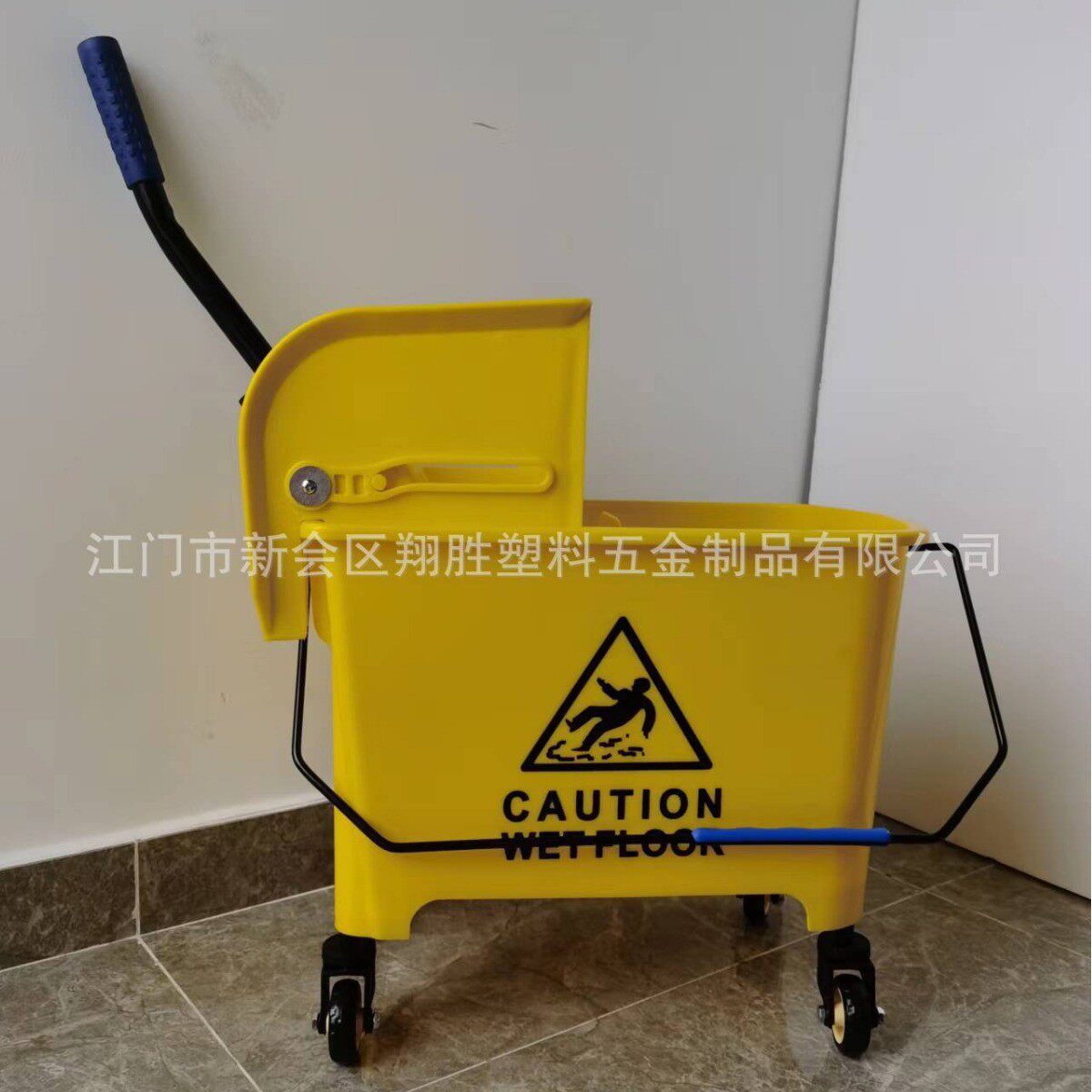20l塑料榨水车带分隔板拧水拖把桶拖地桶