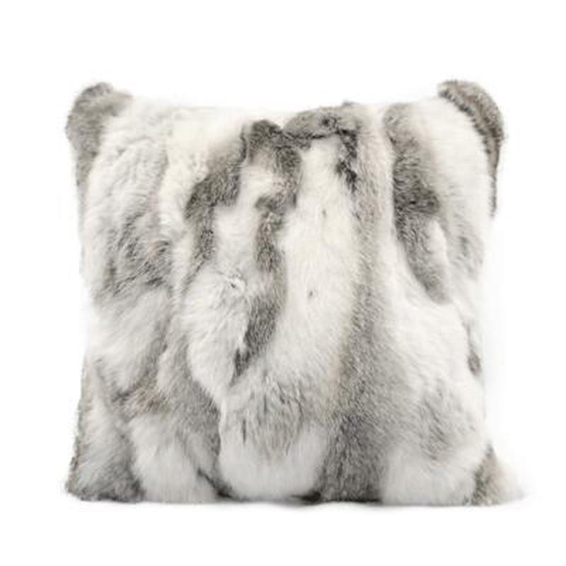 兔毛抱枕靠垫客厅家用现代简约靠枕办公室腰枕羊毛抱枕汽车非