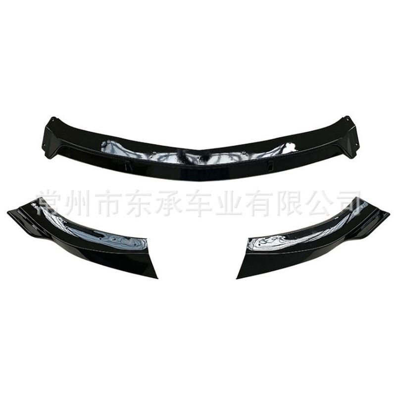 奔驰前唇尾翼适用于奔驰CLA117改装前唇2016-2019三段式