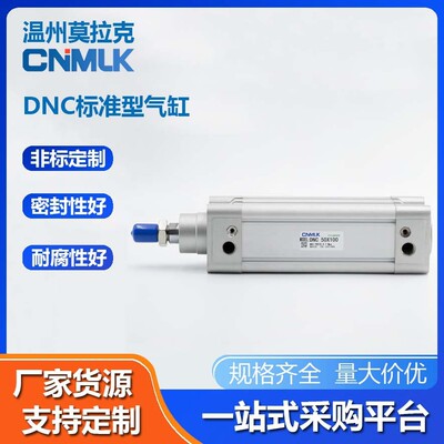 dnc气缸32 40 50 63 80 100 125-50-75-100-150-200-ppv标准气缸