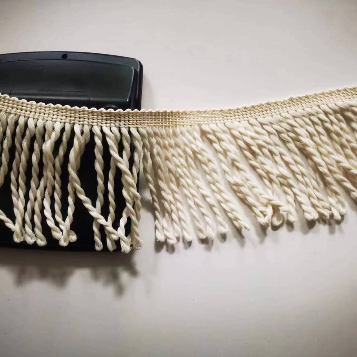 定制生产10cm涤棉家具批发家装流苏伞装饰辅料配件花边纺织皮革