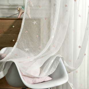 窗帘遮光新款 全遮阳布 不透光避光隔热防光100卧室挂钩式